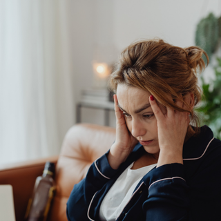 stressed woman