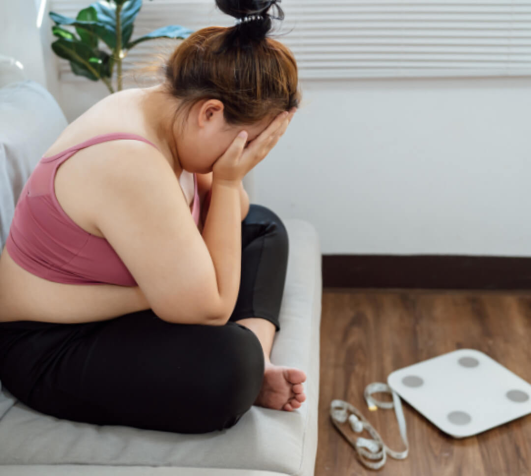 woman crying