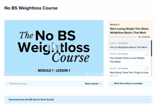 course